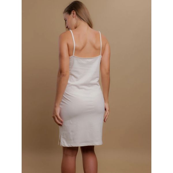 white christmas dresses Cotton Dress Slip