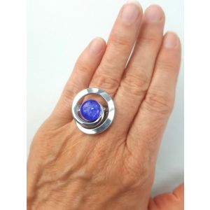 Open Curly Q Ring