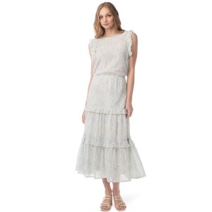 Vine print vintage dress