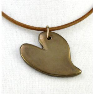 Love Bird Peace Bronze Necklace