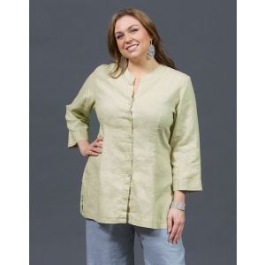 womens plus sized button tunic