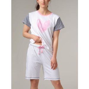Organic cotton spring shortie pajama bottoms