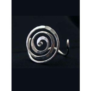 Spiral Circle Cuff Bracelet