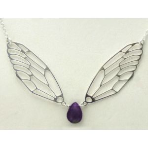 Silver Angel Wing Necklace