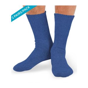 Lightweight Latex-Free Cotton Socks (2-Pack) - Size XL