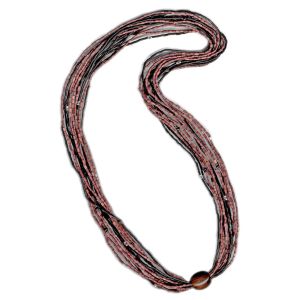 fair trade african necklace brown