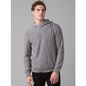 prana men's grey organic cotton pullover