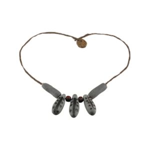 eco-friendly clay native necklace