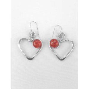 Open Heart Earrings