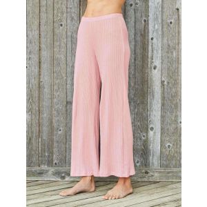 Organic cotton pointelle lounge pants