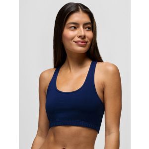 Prana lightweight organic cotton sports bra in blue