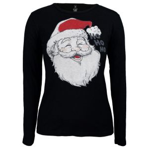 Santa face women's top