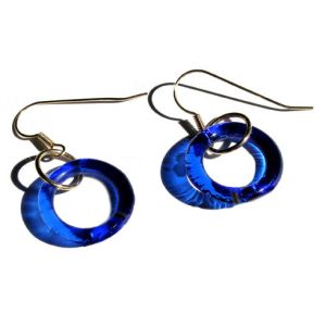 Recycled Bottle Hoop Earrings