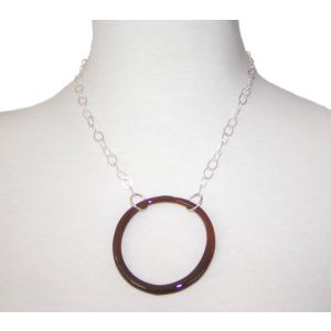 Recycled Bottle Circle Necklace