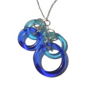 Recycled Bottle Chandelier Necklace