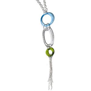 Recycled Bottle Murano Necklace