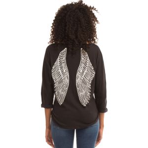 womens organic cotton wings shirt