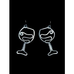 Wine Glass Earrings