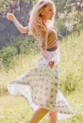organic cotton forest faery dress