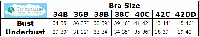 Cottonique Size Chart