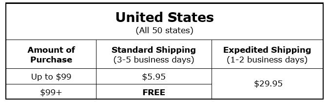 faerie's dance usa shipping charges